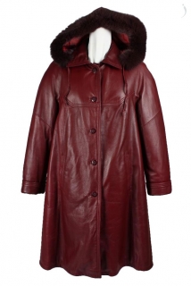 Dámský kabát s kapucí                              model 62KL